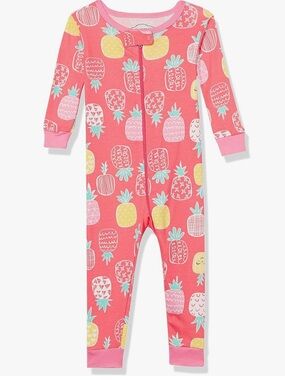 Lamaze Organic Baby Organic Girl Stretchie One Piece Sleepwear, Baby and Toddler